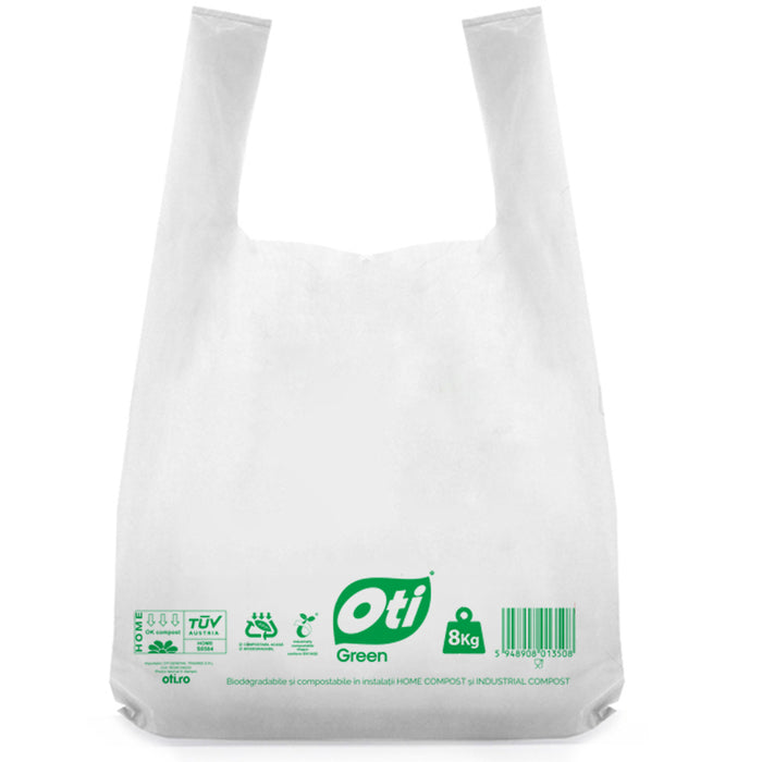 Pungi biodegradabile cf standard EN13432, 53x60cm, 8kg, 50 buc./set