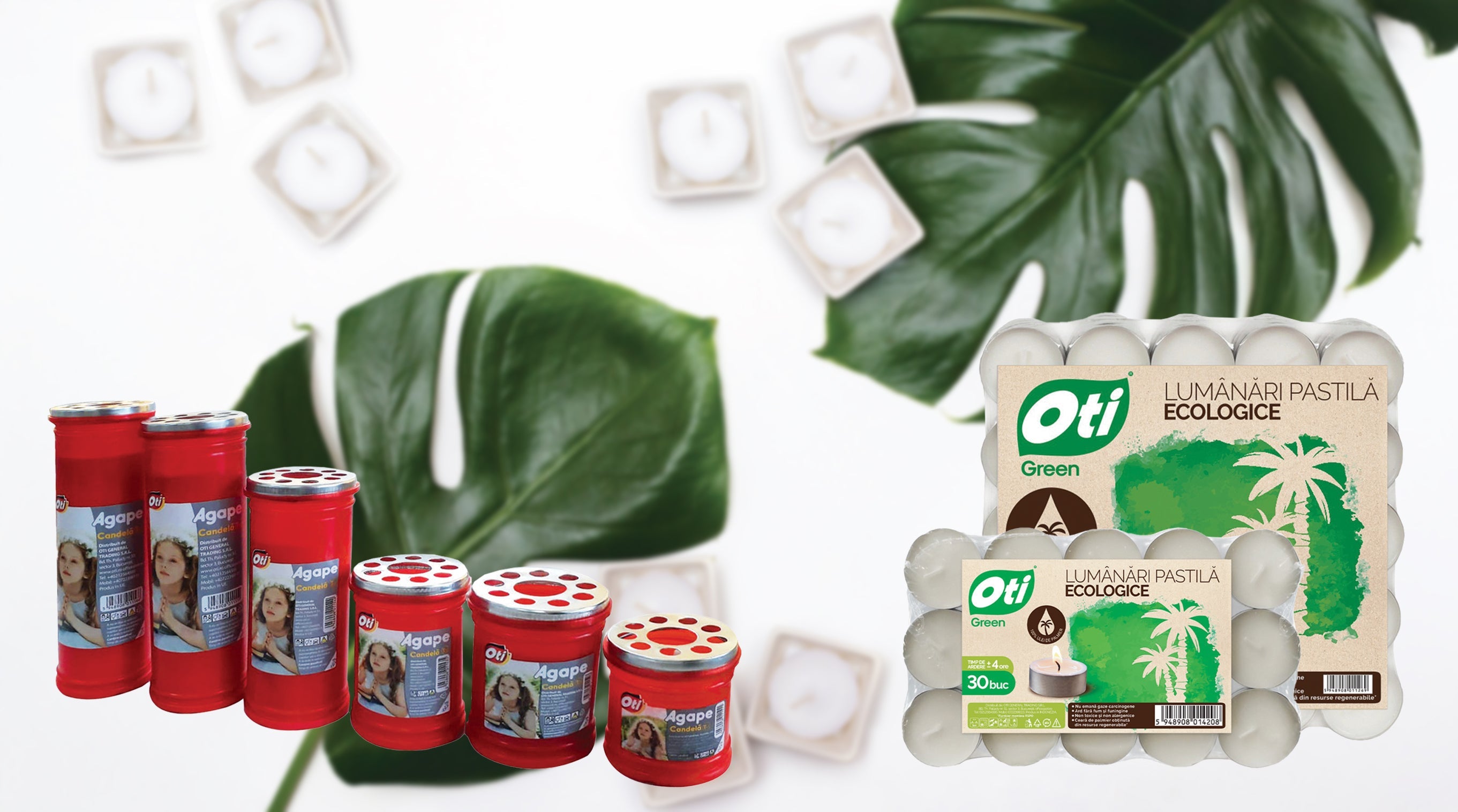 Candela T40 Agape, Timp de ardere 43 ore — Oti