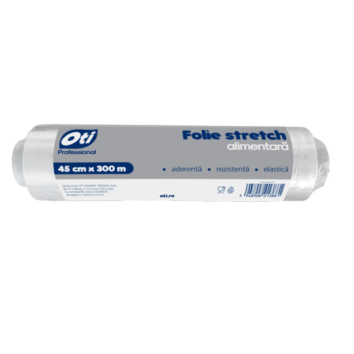 Folie plastic alimentara profesionala, 300 m x 45 cm