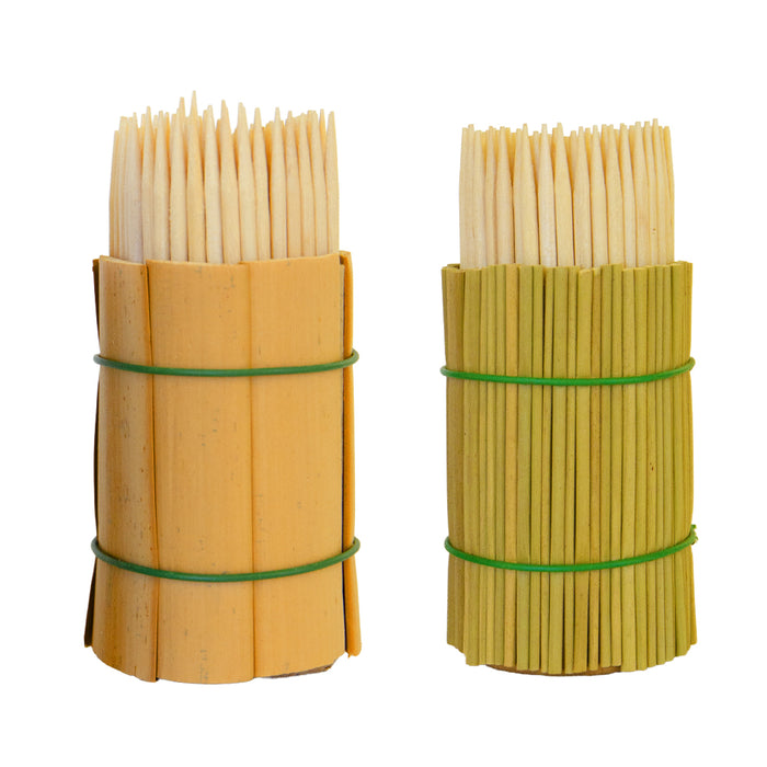 Scobitori din lemn, model rustic, 160 buc./tub, 2 tuburi/set