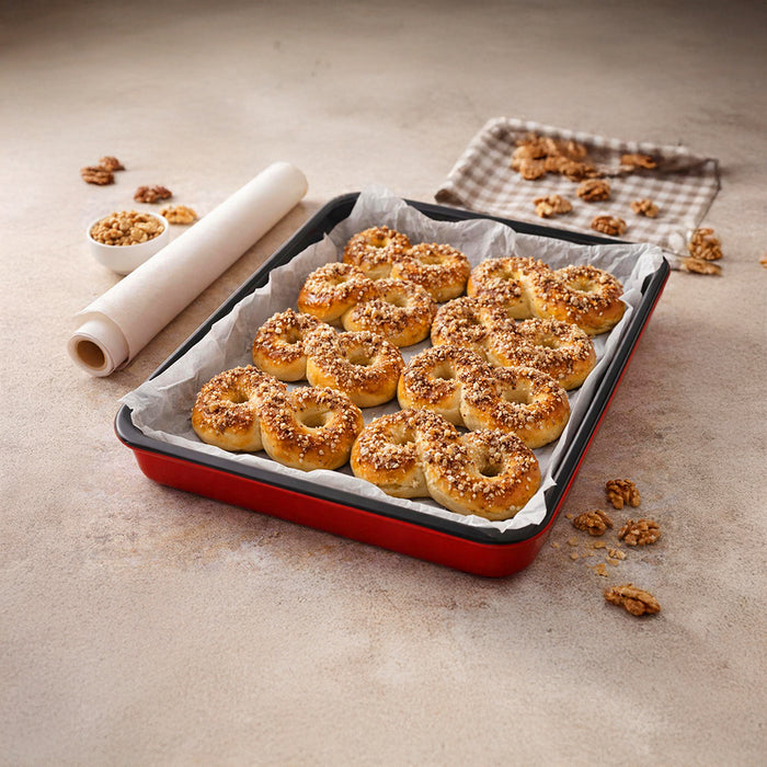 Tava de cuptor teflonata 38x26x5.5 cm